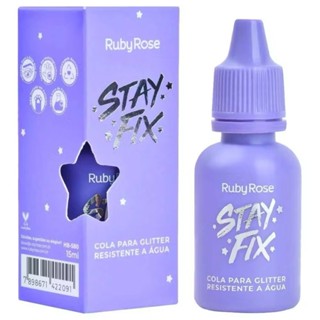 Cola para Glitter Ruby Rose Original 10ml | Fixação Perfeita para Maquiagem em Oferta na Shopee