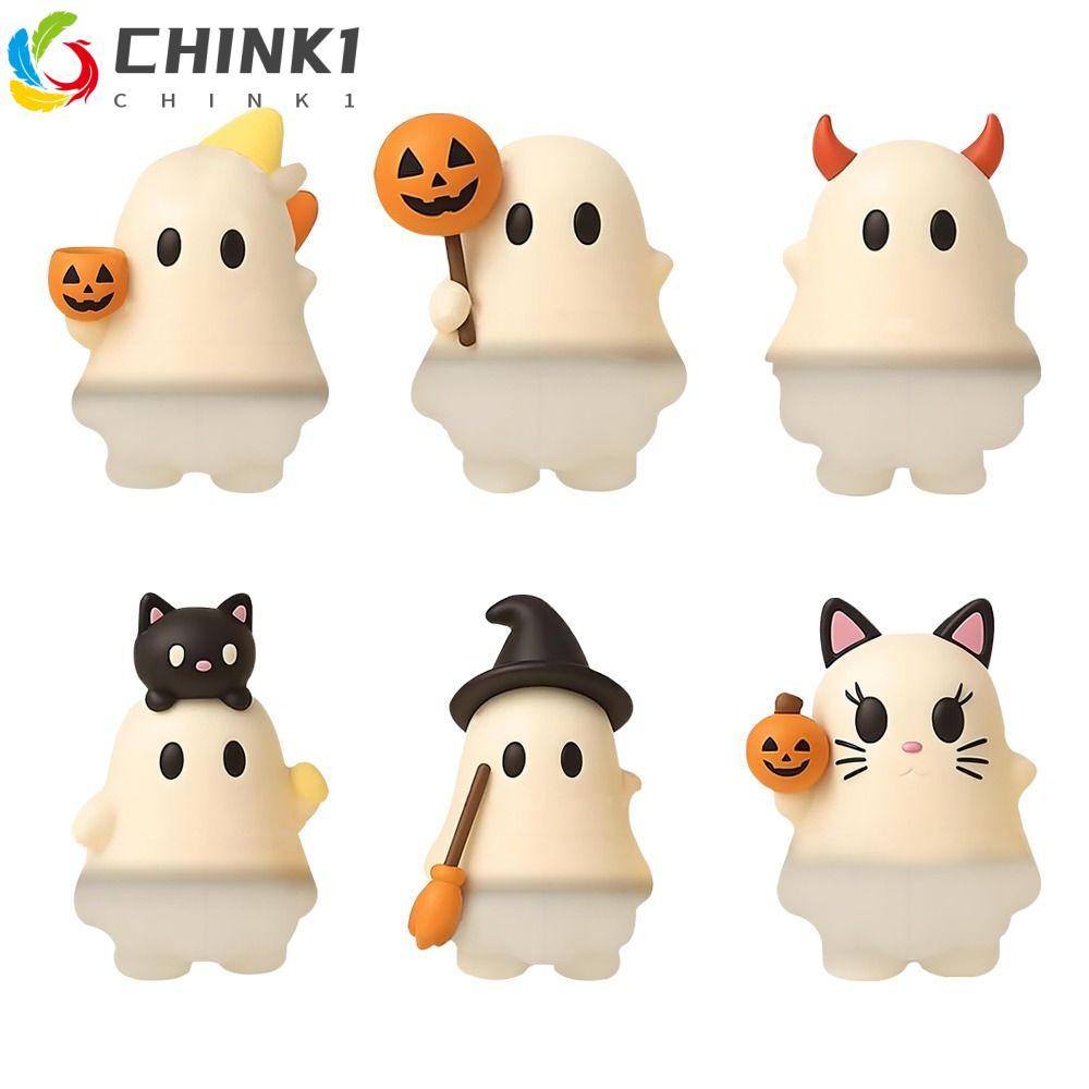 Estatueta De Smartphone CHINK , Design Fantasma Peel-and-stick Ghostees Mystery Phone Buddy , Pingente De Tamanho Mini