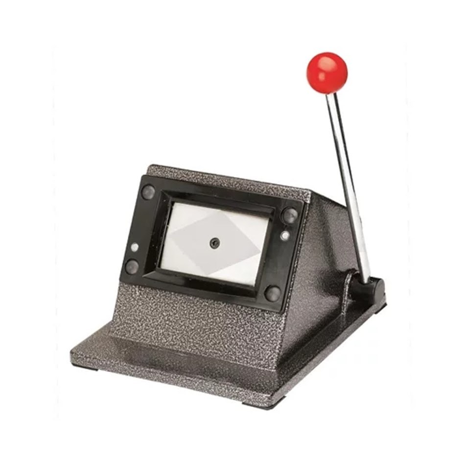 Cortador para Cartão de Pvc Crachá 86x54mm - de Mesa-manual