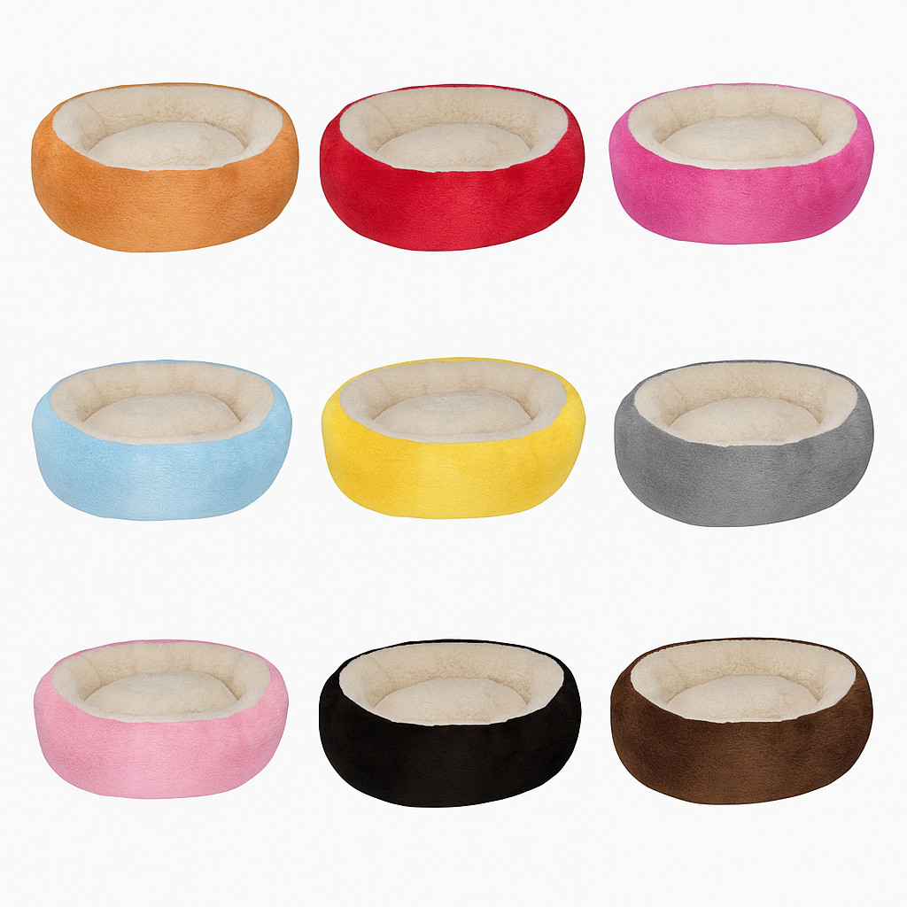 Kit 3 Unidades Caminha Para Cachorro Sherpa Pele de Carneiro 50x50cm Para Pets Cachorro Gato Cama