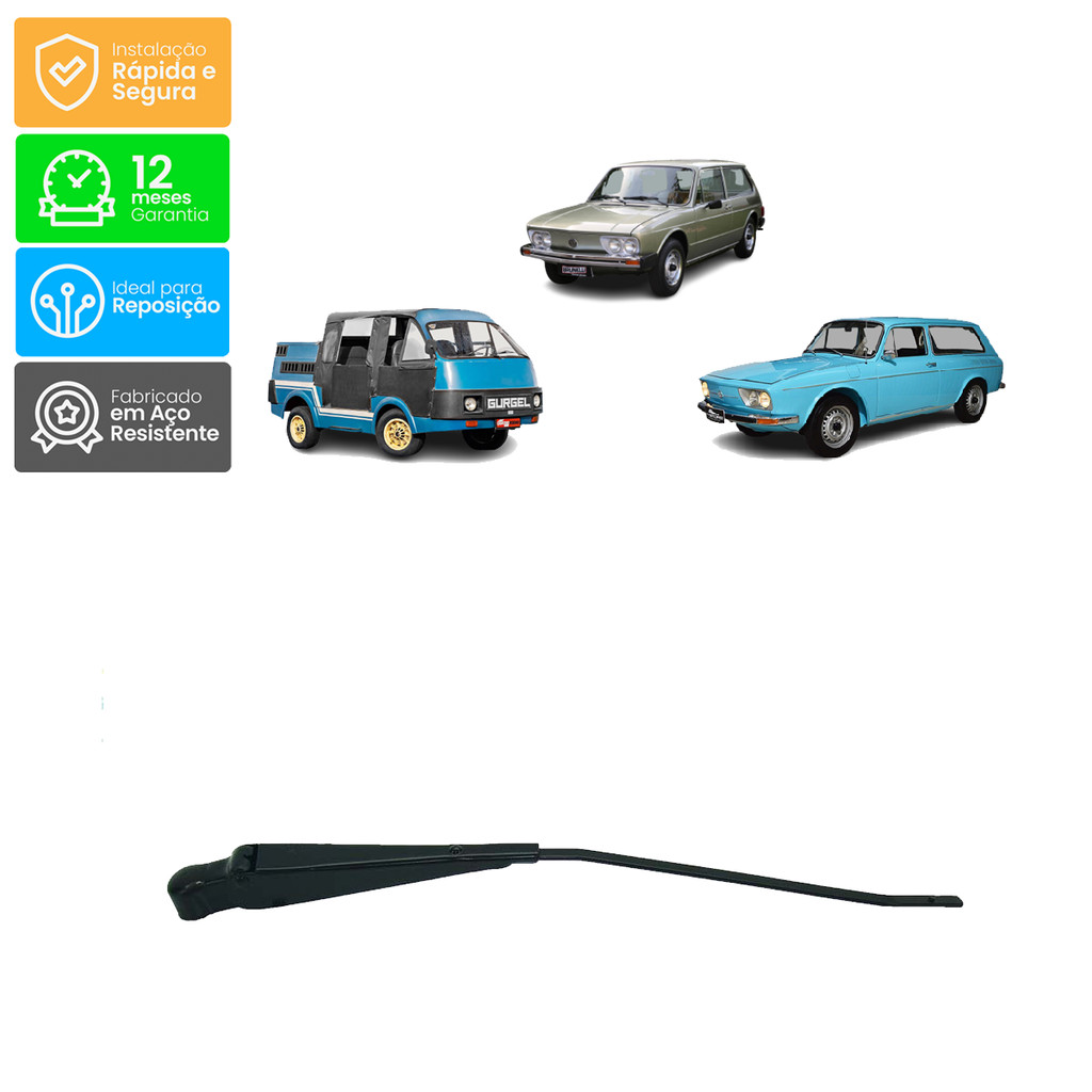 Haste Braço Limpador de Para-Brisa: Variant II e Brasília Gurgel: Itaipu e Xef -  Granero em Oferta na Shopee