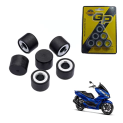 Kit 06 Roletes Contra Peso Honda Pcx 160 2023 2024 2025 Original Variador Scooter