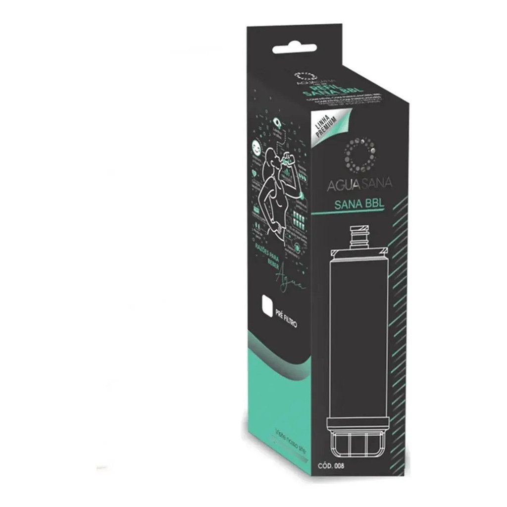 Refil Filtro Para Purificador Ibbl Immaginare Evolux Master Branco