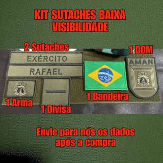 Kit Sutaches Baixa Visibilidade em Oferta na Shopee