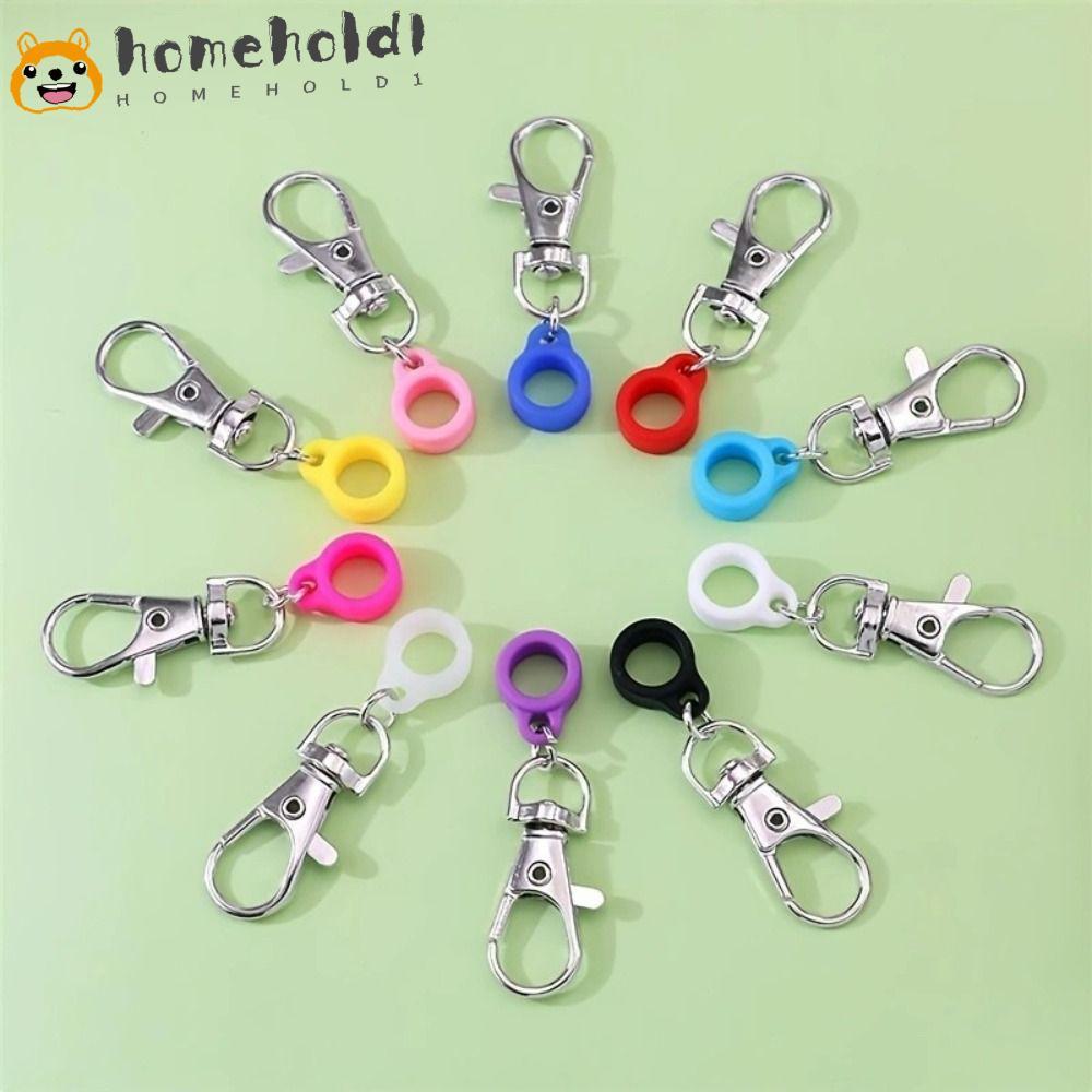 HOMEUVOE 1/6/10 Pçs Suporte De Caneta Com Fecho Lagosta , Clipe De Chaveiro Anti-Perda De Silicone , Braçadeira Multicol em Oferta na Shopee