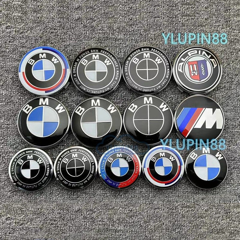 Tampa Das Tampas Do Cubo Centro Da Roda Carro 56 60 68mm Emblema Automático Aro HubCap Guarnição Para BMW M Sport E3 M6