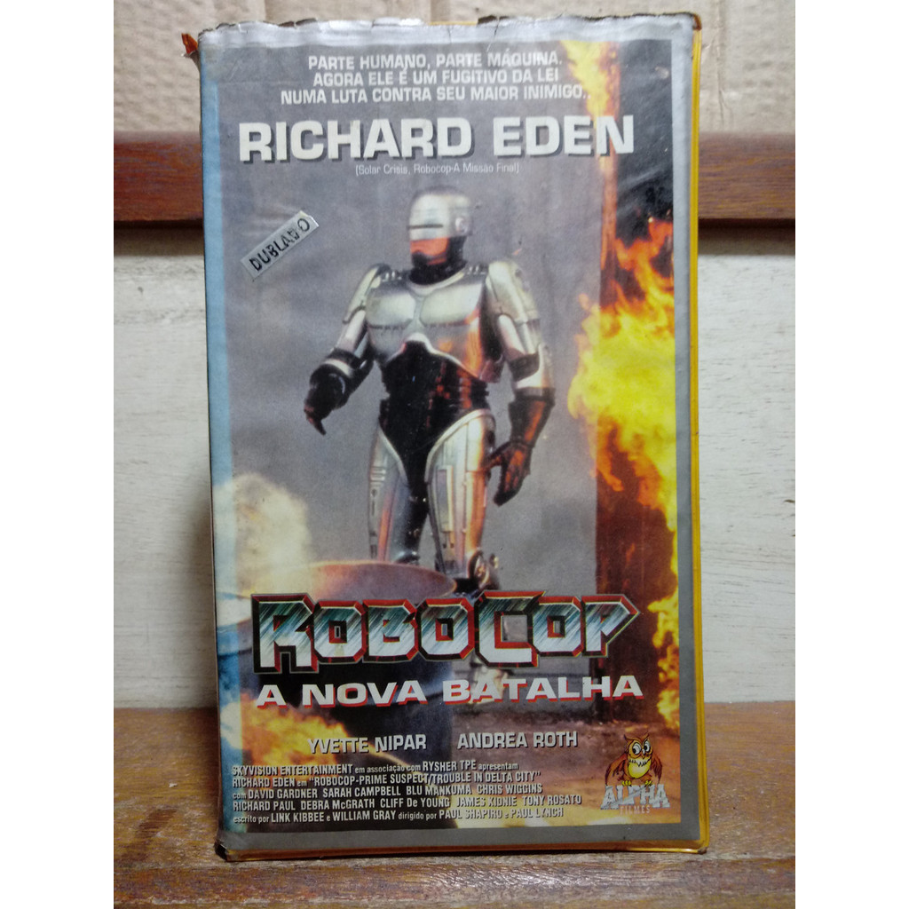 Vhs Robocop A Nova Batalha - Richard Eden