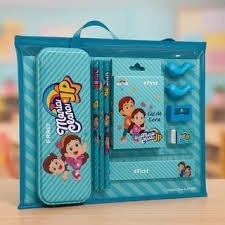 Bolsa Kit Escolar Infantil Estojo Desenho Pintura Rabisco Artes Lápis Caneta Material Achadinhos