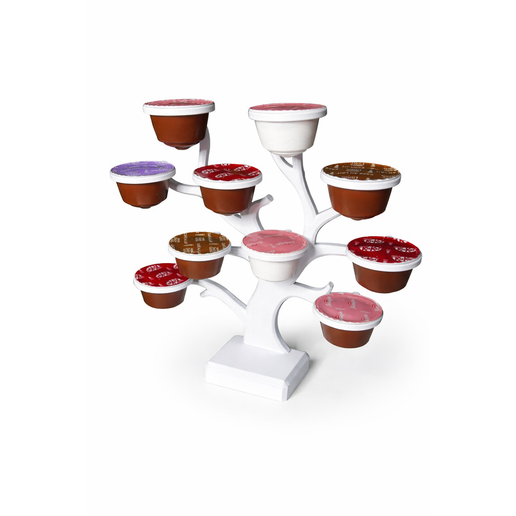 Suporte para Cápsulas Café Tipo Árvore Porta Cápsulas Organizador Decorativo