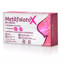 METILFOLATO DE CÁLCIO COM 60 COMPRIMIDOS