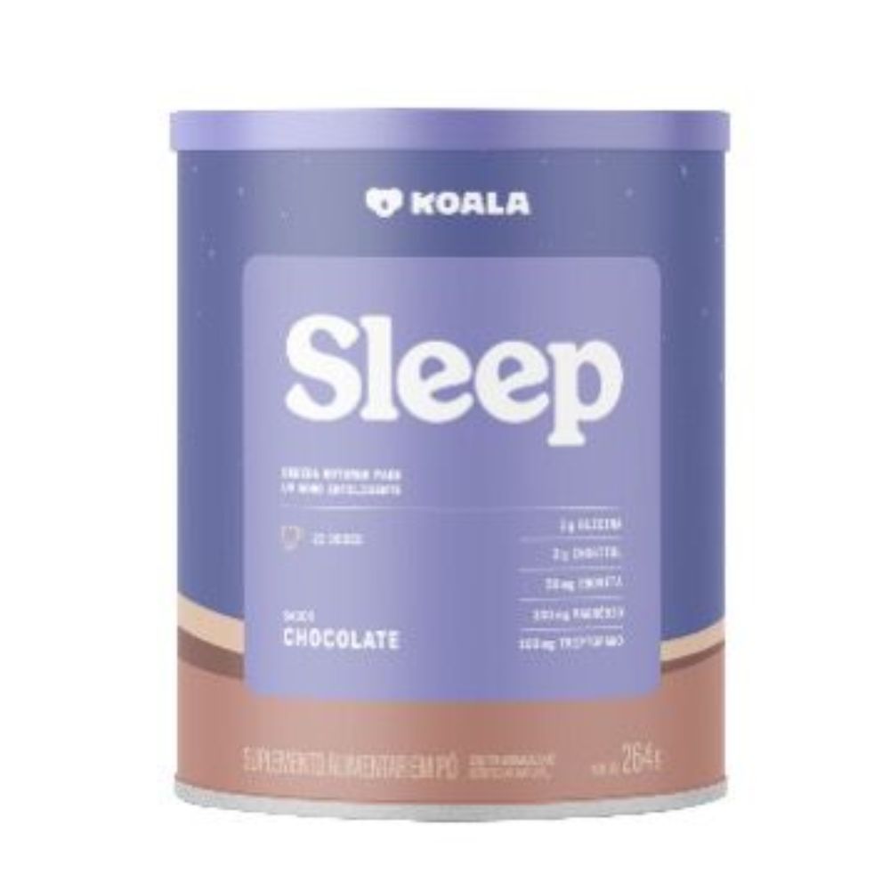 Suplemento Alimentar Sleep Koala Sabor Chocolate 264g em Oferta na Shopee