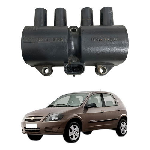 Bobina Ignição Linha Gm Celta Corsa Classic 2004  2005  2008