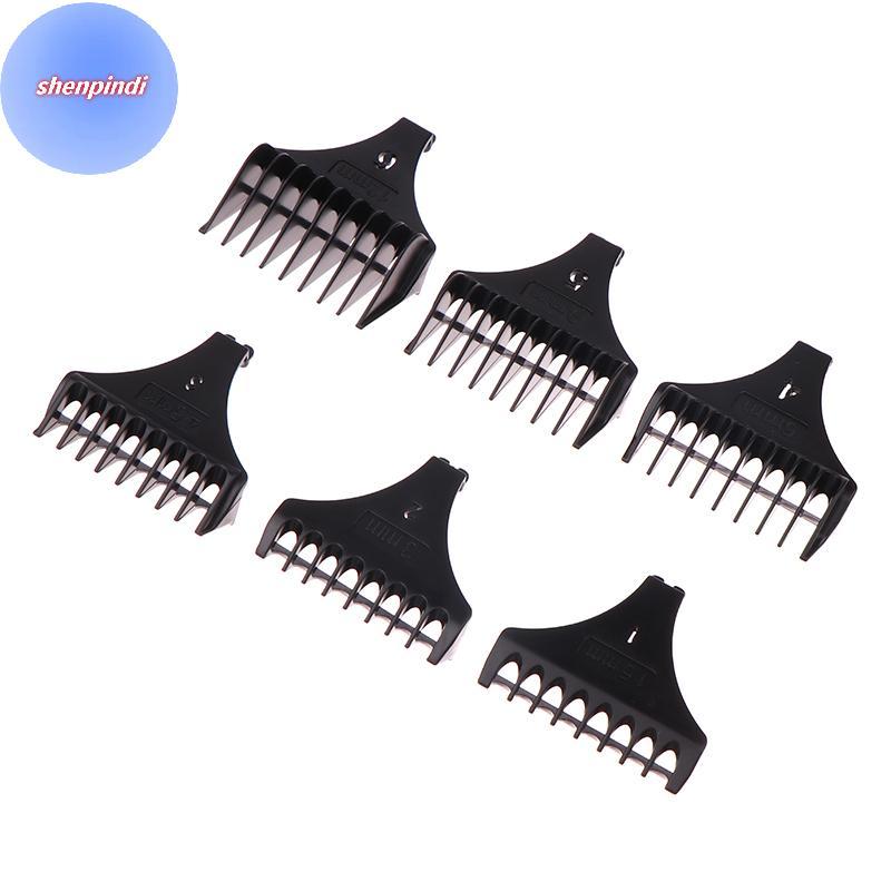 PINDI 6 Pçs/set Para T9 1.5/3/4.5/6/9/12mm Profissional Aparador De Cabelo Limite Pente Universal Guardas Cabeleireiro G