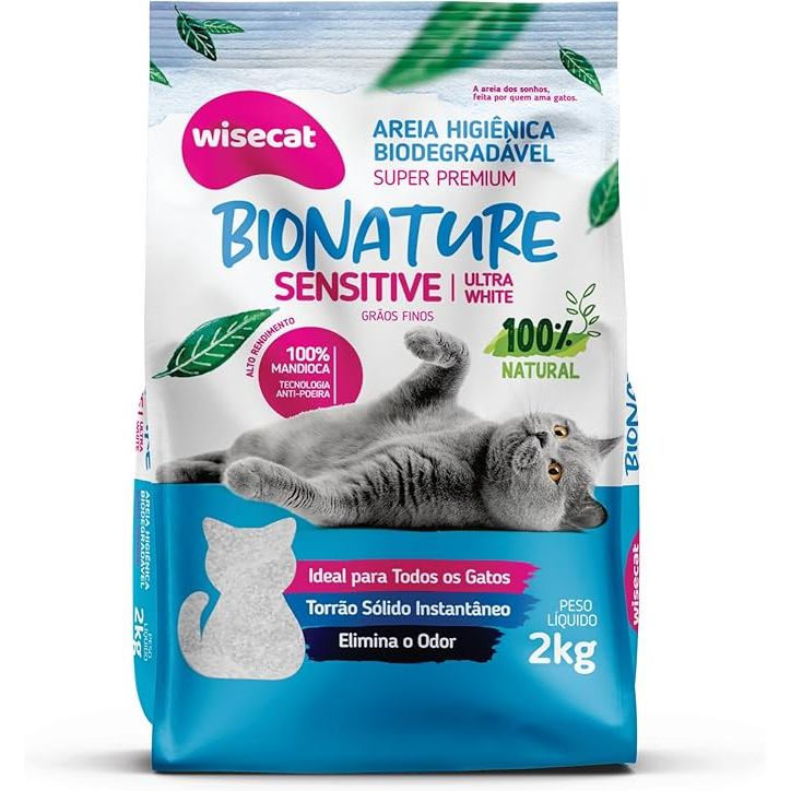 GRANULADO DE MANDIOCA BIONATURE SENSITIVE WCS 2KG Areia