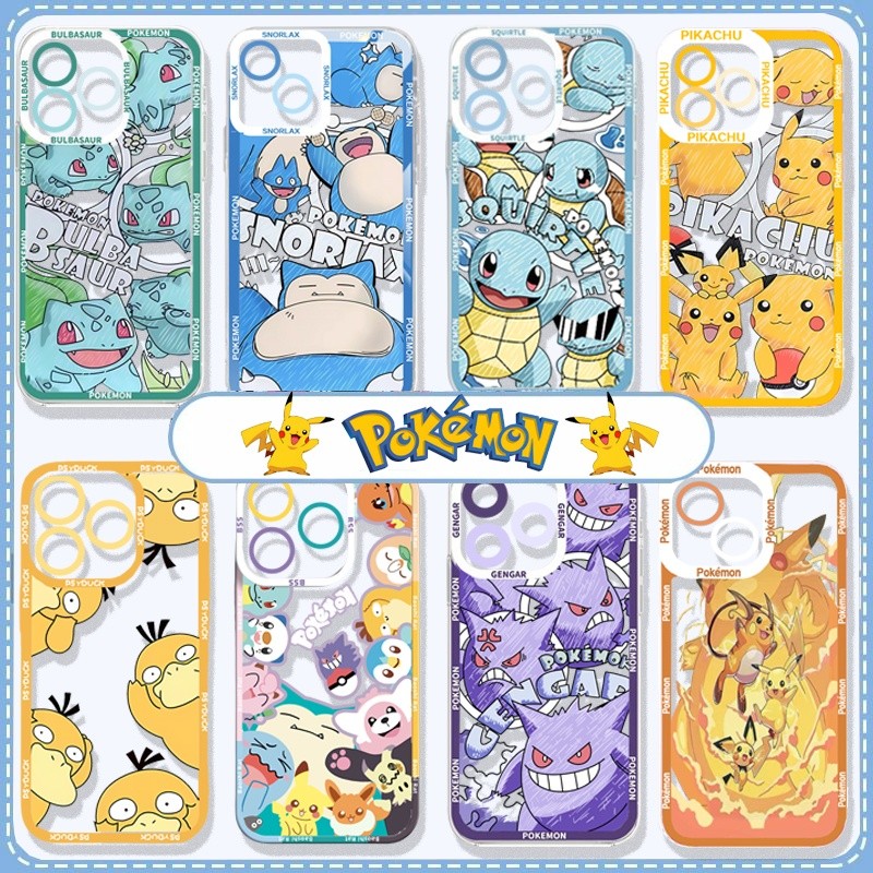 Anime Bonito Pokemon Caso Para Samsung Galaxy A02 A21S A11 A13 A10 A10S A31 A71 A55 A51 A30 A20 A24 Capa De Silicone Tra