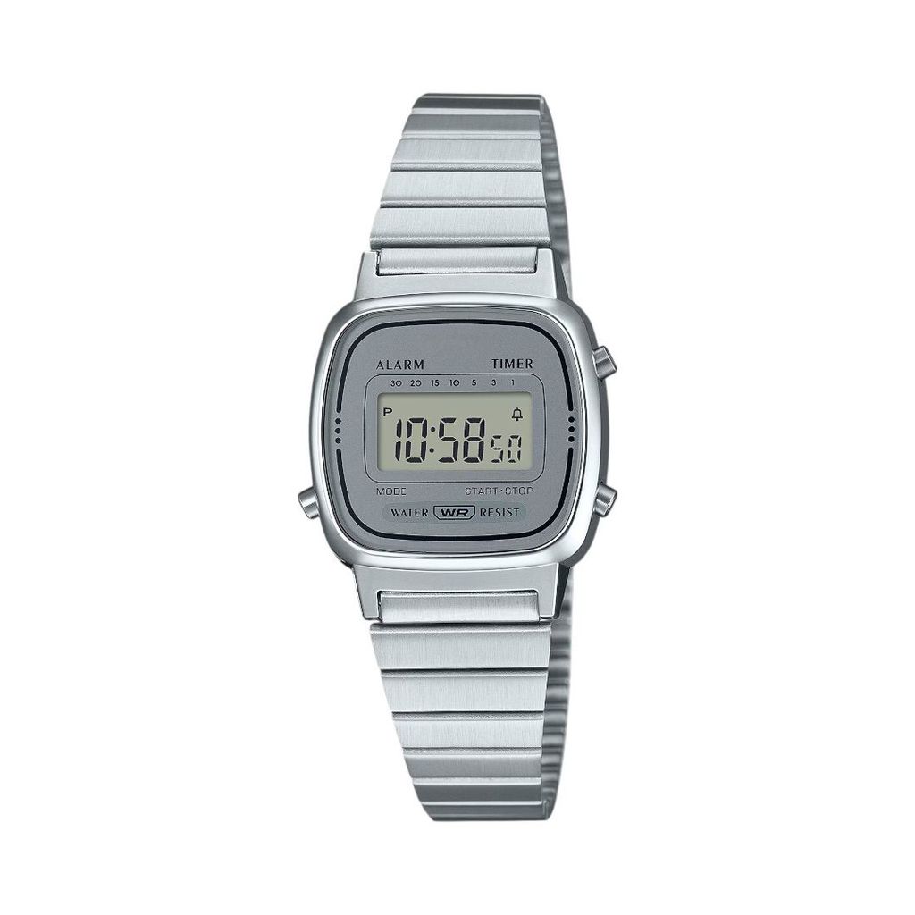 [PS01]Relógio Feminino Digital Mini pulseira Aço lindo pequeno
