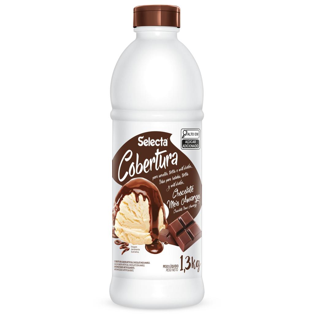 Cobertura Taca Selecta Chocolate Meio Amargo 1,3kg