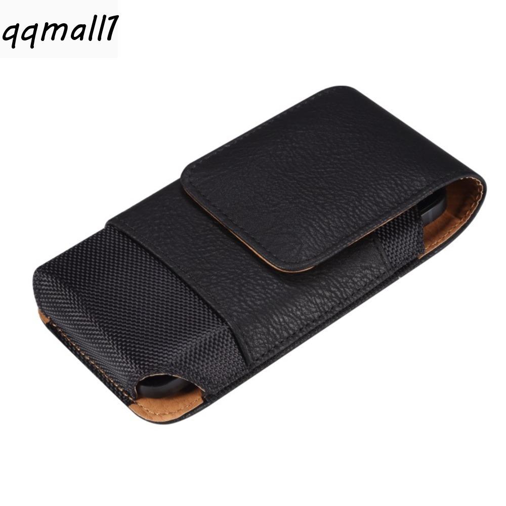 QQMALL1 Bolsa De Cintura Para Telefone , Capa De Couro Celular , Tipo Concha , Estilo Cinto , Suspensa