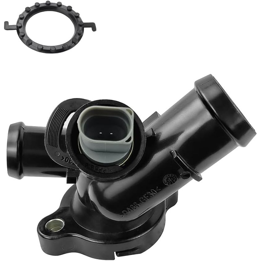 Conjunto de Montagem do Termostato 902-6131 Compatível com VW Jetta, Beettle, Passat, Rabbit, Golf 2005-2014 ǀ Audi TT R