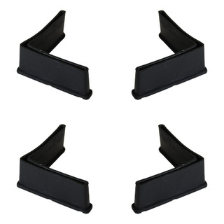 Kit 4 Sapata Pé De Fogão Fritador Ou Mesa Industrial 45x45mm Super Oferta