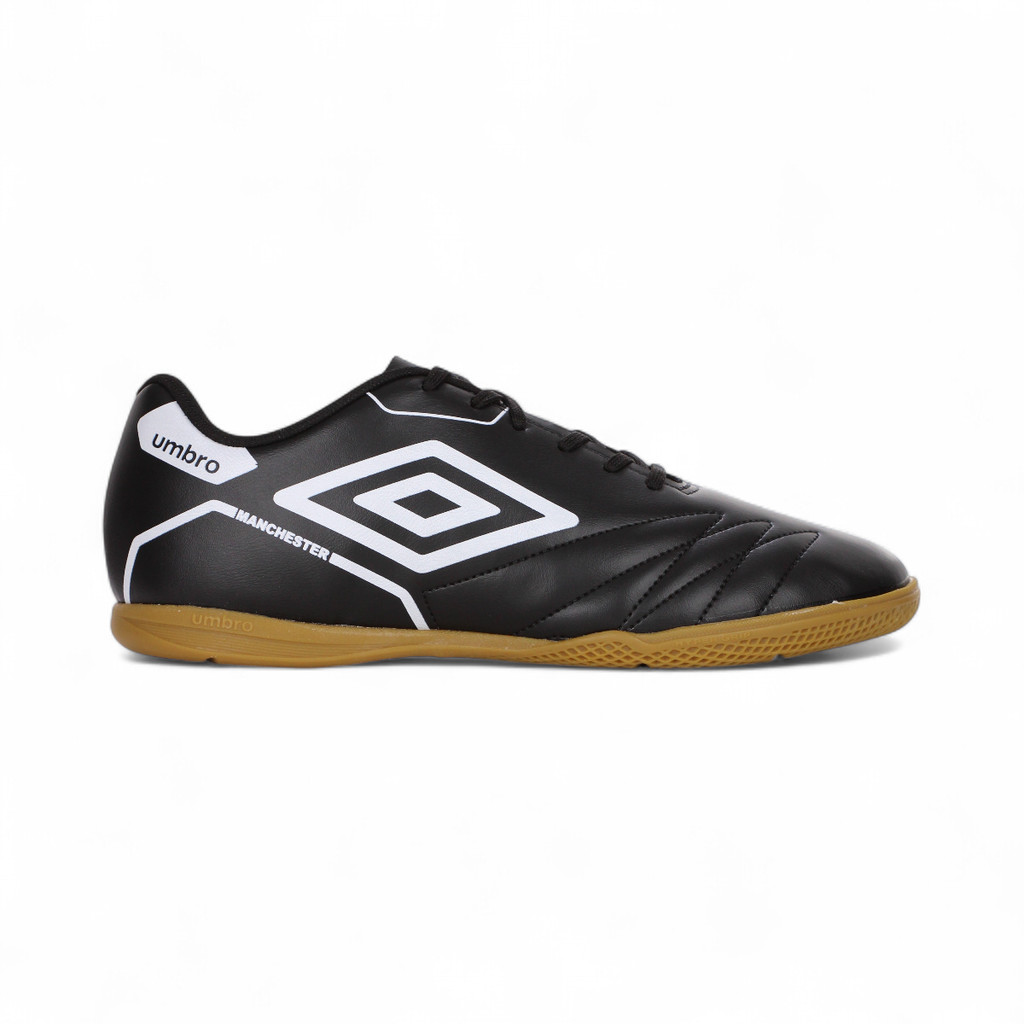 Chuteira Umbro Futsal Manchester Preto e Branco - Masculino