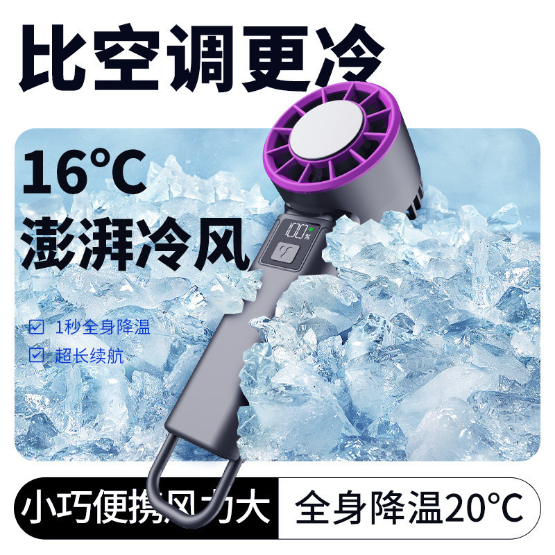 Novo Ventilador Portátil de Alta Velocidade 2025, Mini Ventilador USB Recarregável, Ventilador de Mesa Turbo Pequeno SFM