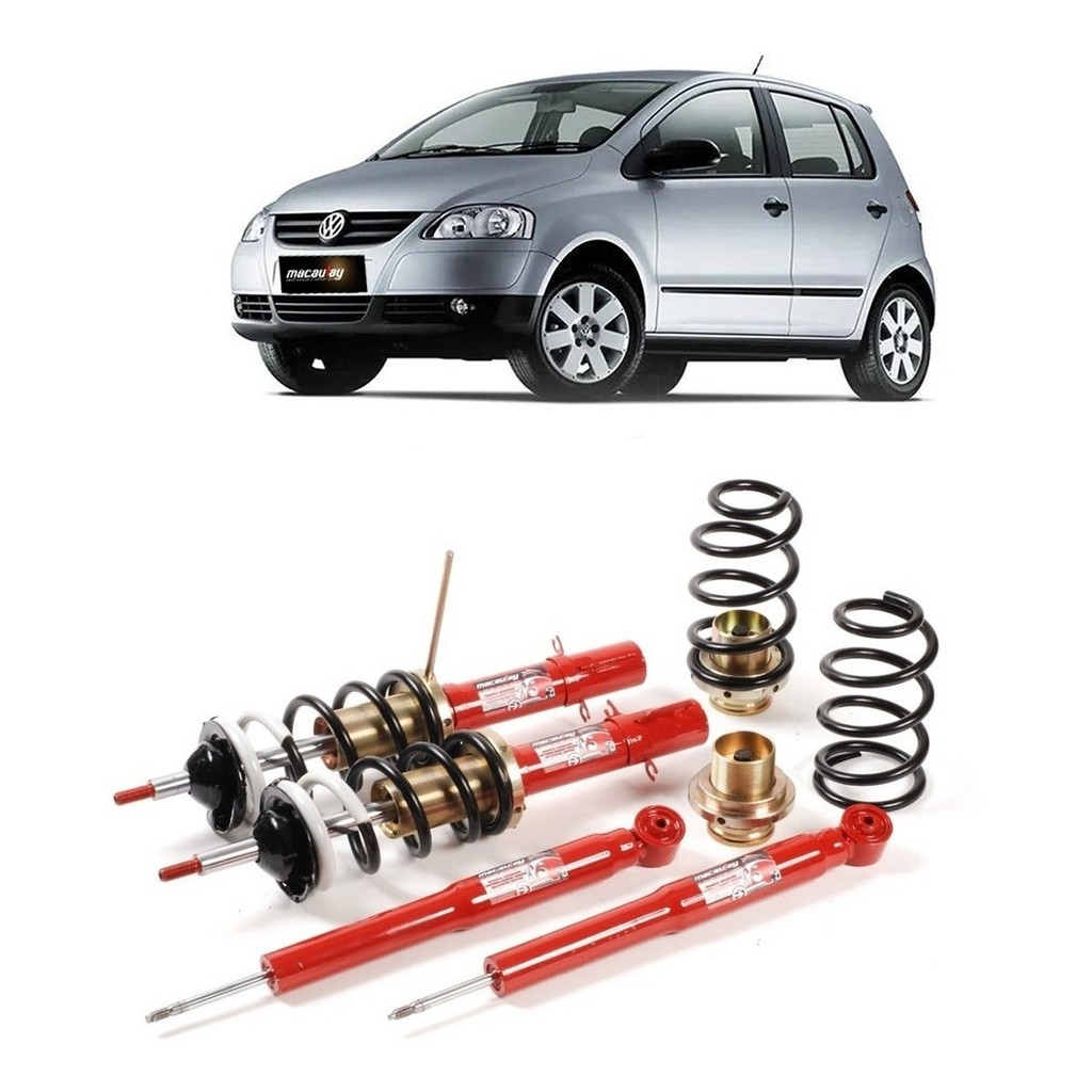 Kit Suspensão Rosca Sport  Completo - Fox 2003 A 2014