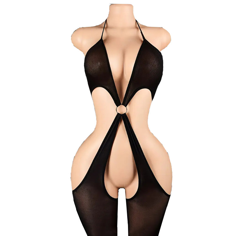 Bodysuits De Sexo Pornô Feminino Transparente Bodystocking Para Negrito Corpo Terno Sutiã Aberto Roupas Eróticas Sexy Fi