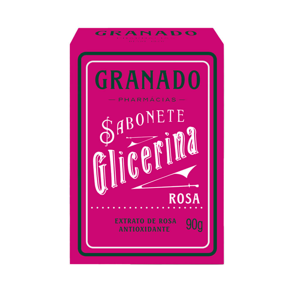 Sabonete em Barra de Glicerina Granado Rosa 90g