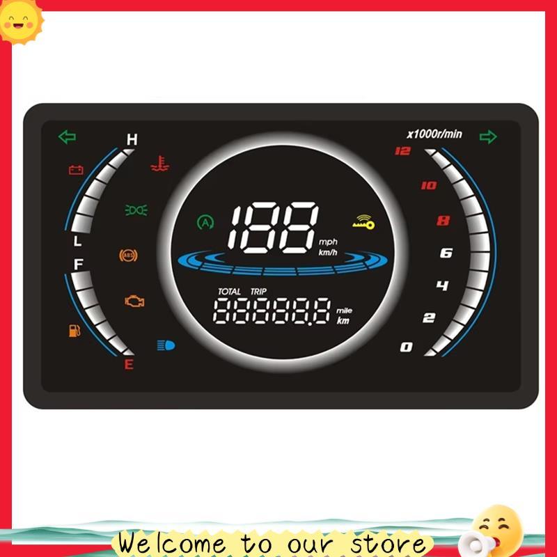 sassoon1 Motocicleta Velocímetro LED Digital De Com Dispositivo De Temperatura