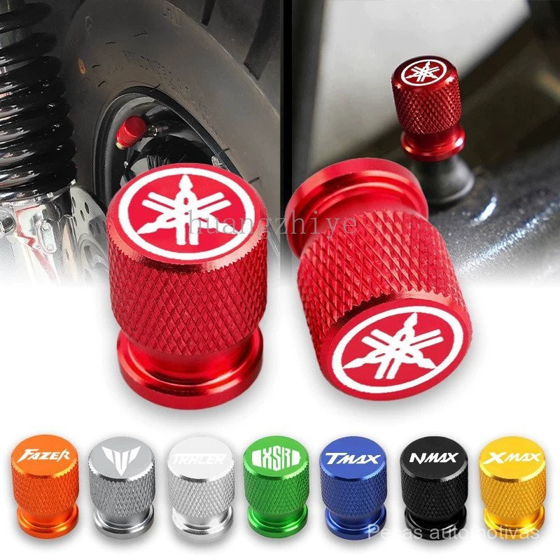 YAMAHA Tampa de Válvula Universal para Motocicleta em Liga de Alumínio, Acessórios de Válvula Modificados XOBH