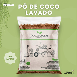 Pó de Coco Lavado 2.5Kg Substrato Natural Premium para Plantas, Hortas, Jardinagem e Germinação em Oferta na Shopee
