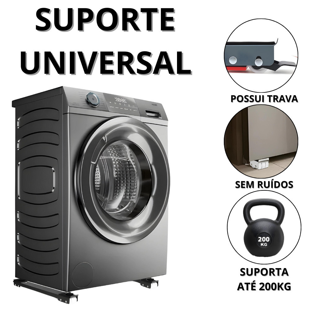Suporte Para Maquina De Lavar Movedor De Móveis Com Rodinha Base Com Rodas Movedor Eletrodoméstico em Oferta na Shopee
