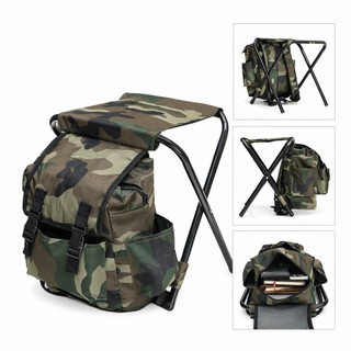 Cadeira Mochila De Pesca Camping Dobravel + Bolsa Transporte