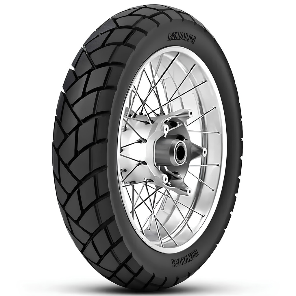 Pneu Rinaldi 110/80-18 R34 Traseiro XTZ125 XR200 NX DT180 Uso Com Câmara