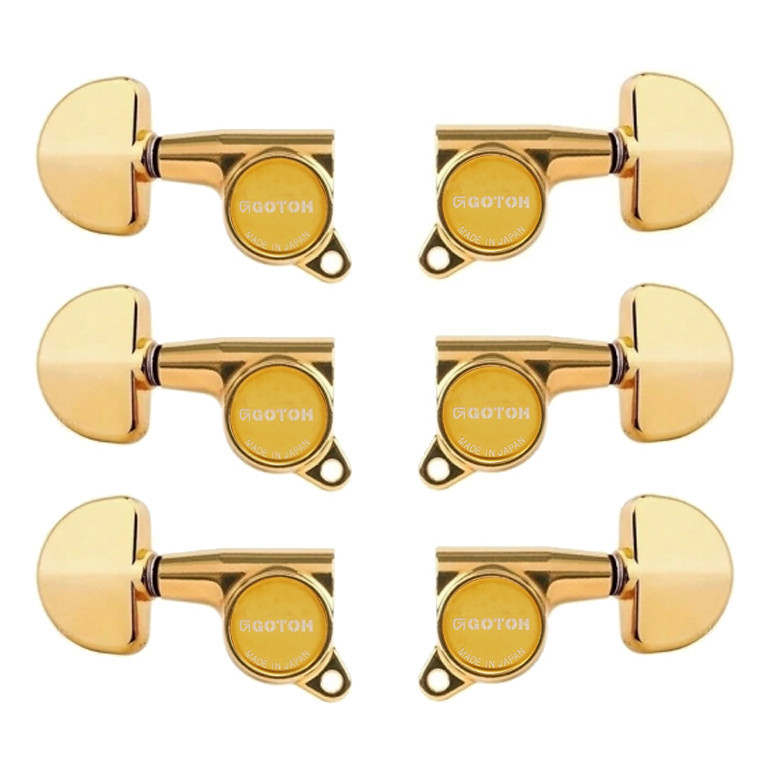 Tarraxa Gotoh Sg381-20 3+3 Para Guitarra/violão Dourada