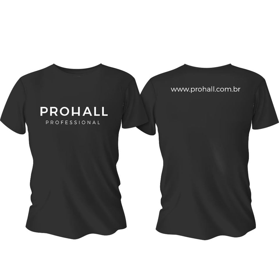 Camiseta Personalizada Preta Prohall em Oferta na Shopee