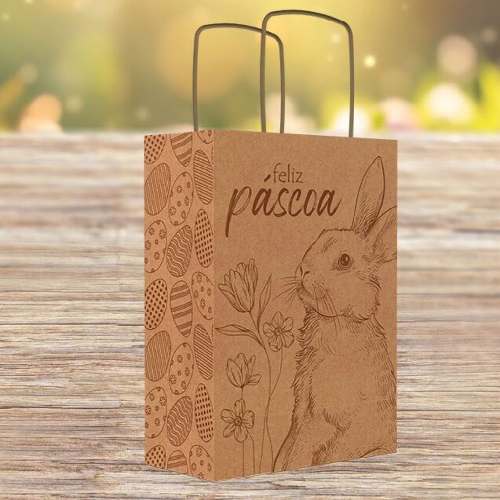 20 SACOLA PÁSCOA P 25X12X34 - PASCOA ENCANTOS 5907 ( IDEIA PÁSCOA 2026 ) em Oferta na Shopee