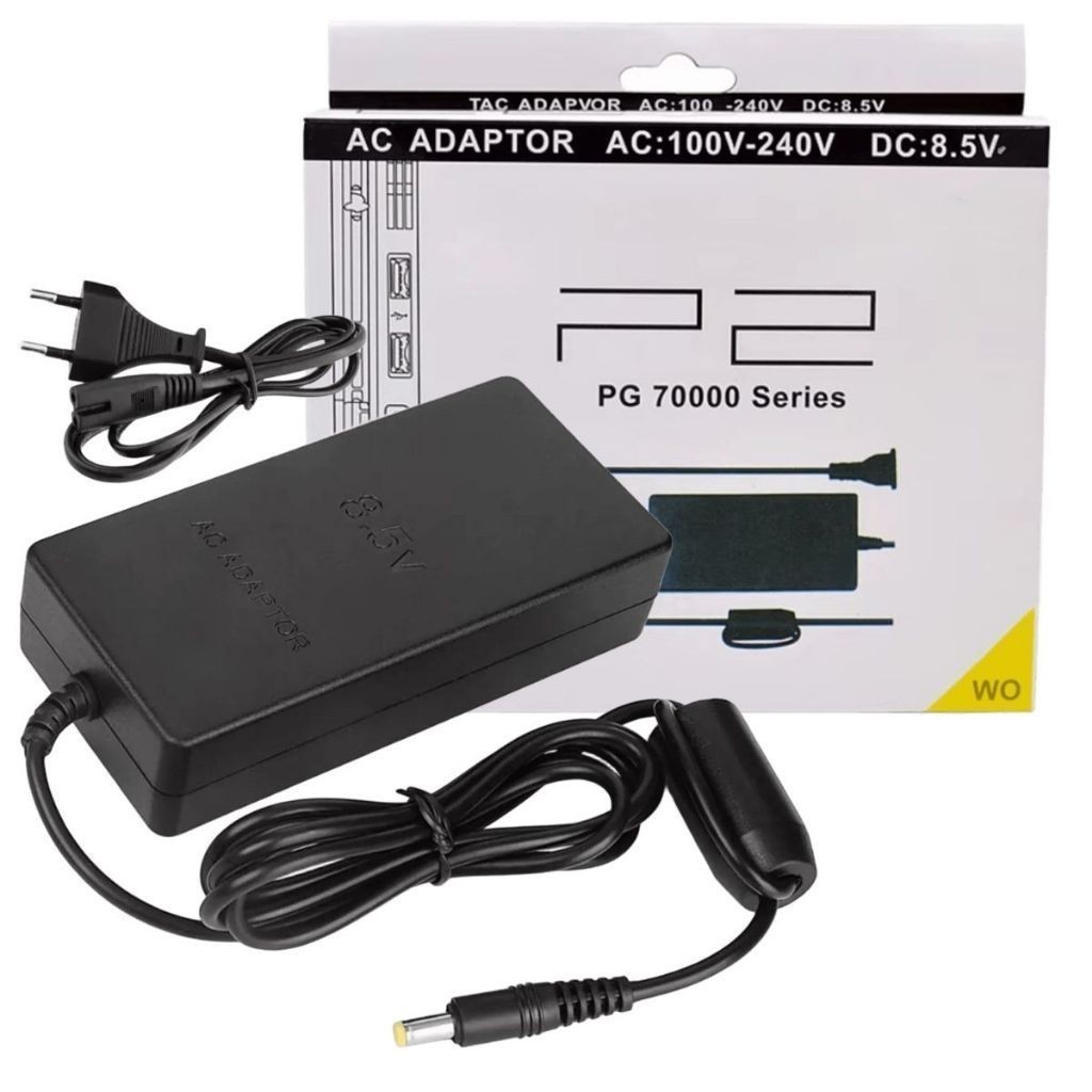 Fonte Para PS2 Playstation 2 Slim - Fonte de Alimentação Bivolt - SCHP-70000 até o SCPH-79012