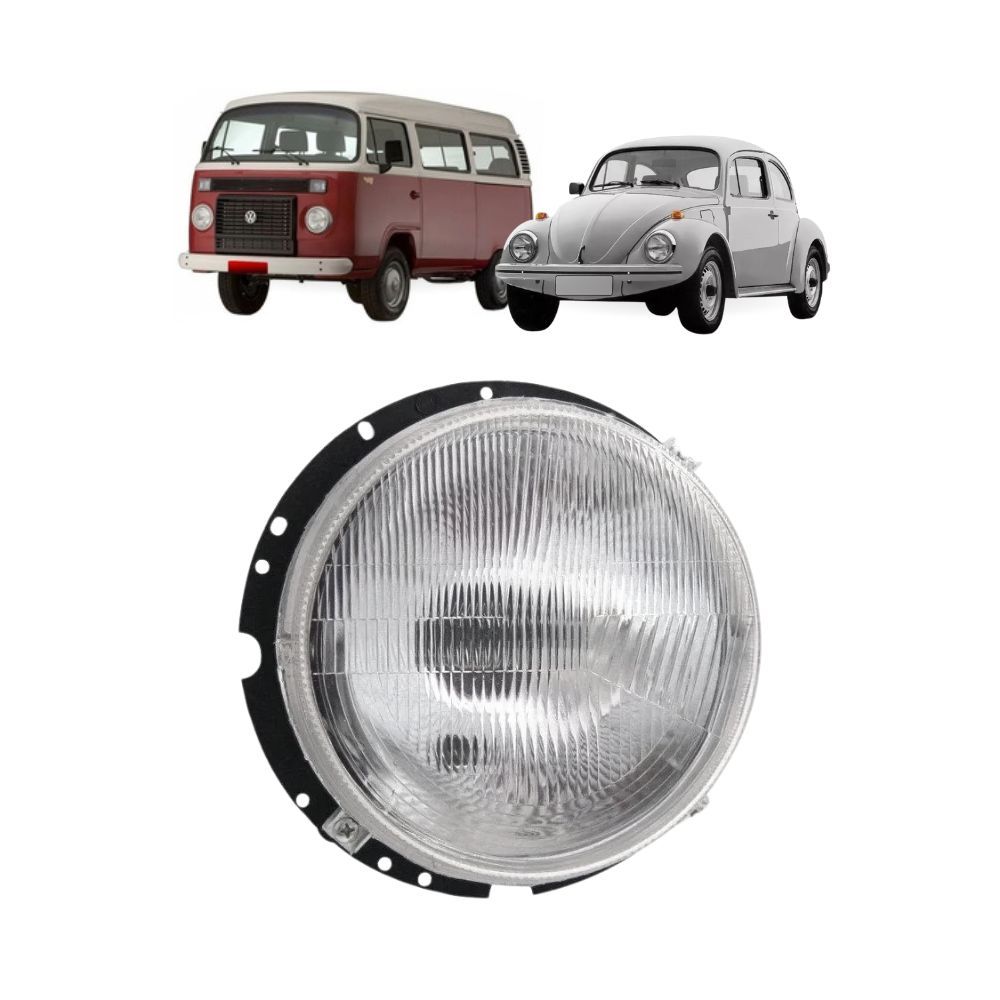 Farol Com Milha Fusca 1976 A 1996 Kombi 1976 A 2014