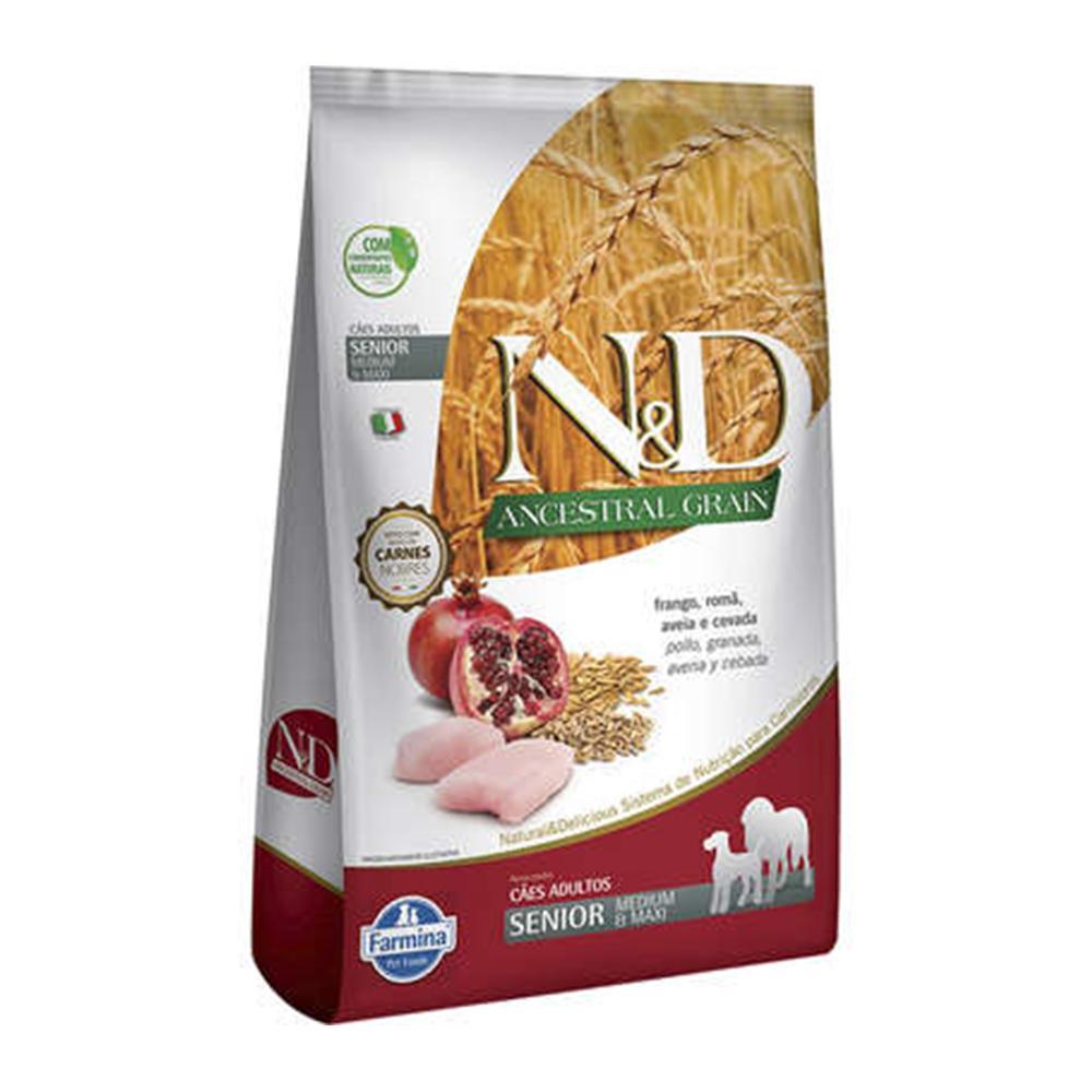 Ração N&D Ancestral Cães Sênior Porte Médio Frango 2,5Kg