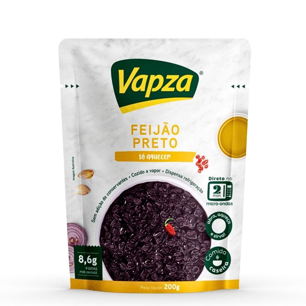 Feijão Preto 200G Vapza Só Aquecer