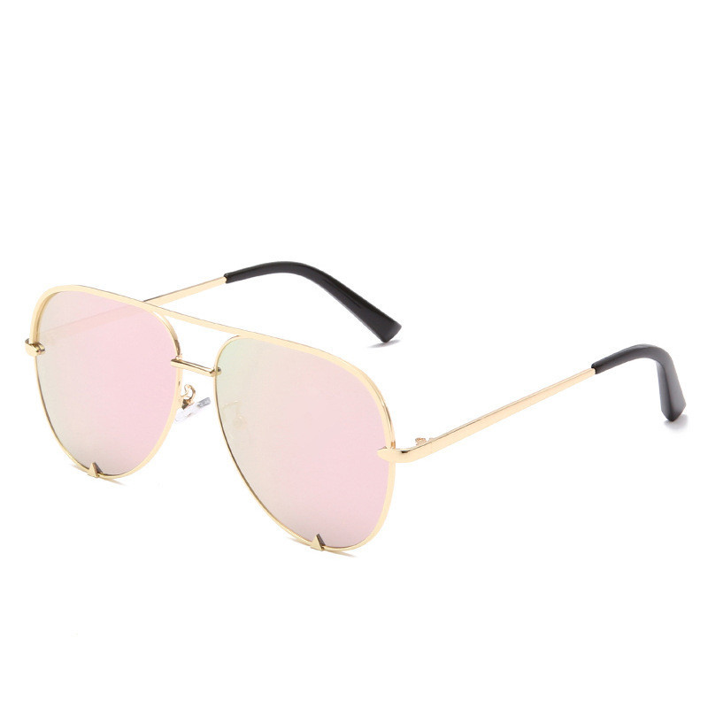 oculos de sol masculino Óculos de sol masculino de feixe duplo estilo europeu americano Retro óculos de sol sapo óculos