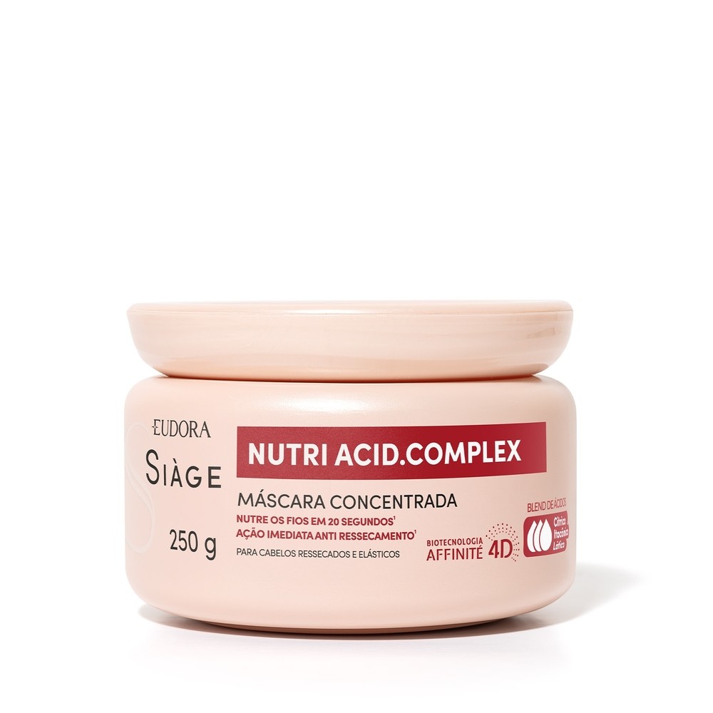 Imagem Eudora Siàge Nutri Acid.Complex Máscara Capilar Concentrada 250g