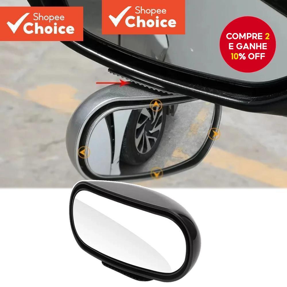 1Pc Universal 360 ° Espelho Retrovisor E Lateral Ajustável Para Carro-De Estacionamento Auxiliar Ponto Cego em Oferta na Shopee