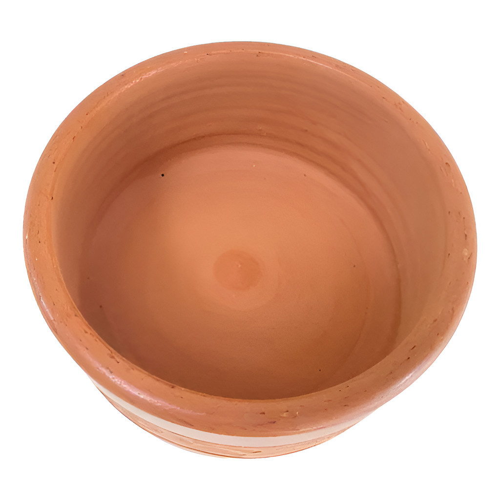 Bebedouro Ecologico De Barro Para Pet 3 Litros Laranja-escuro