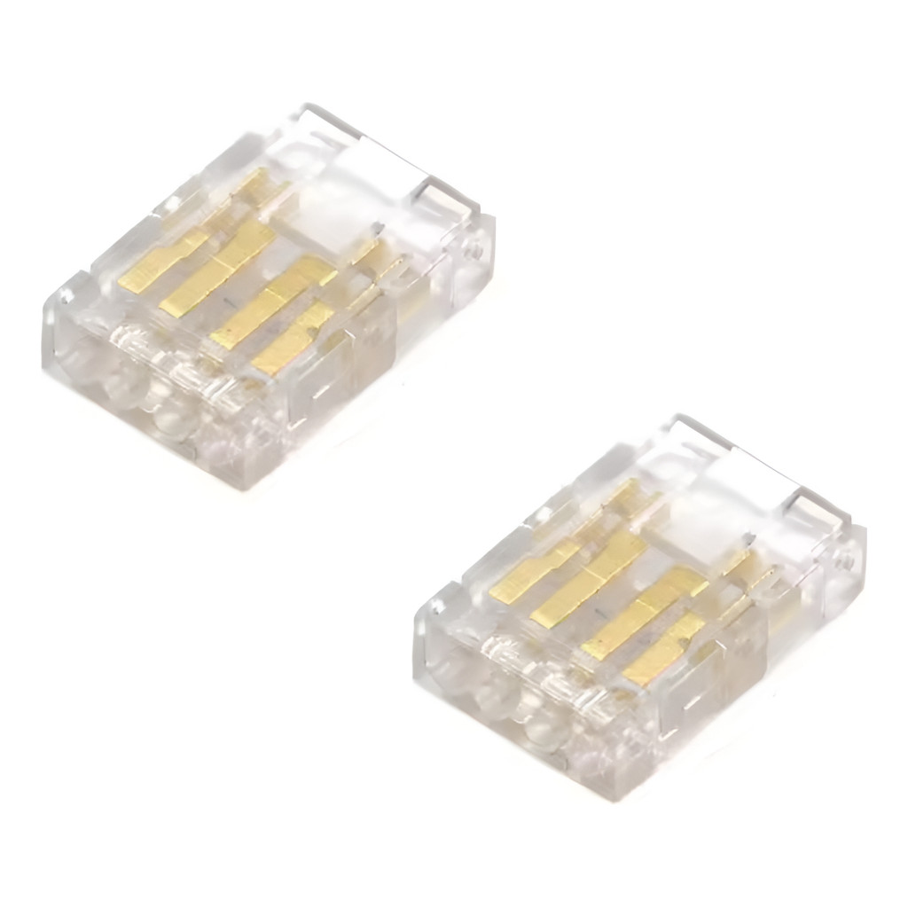Kit Conector Fita Led Cob Rgb (4vias) Strip 10mm