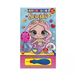 Livro Sereias Aquabook com Caneta Mágica Editora On-Line - 9786555476941