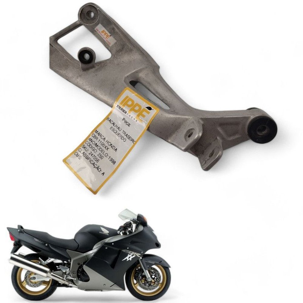 Bacalhau Traseiro Esquerdo Honda Cbr 1100XX 1998 com avaria