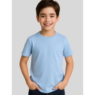 Camiseta Infantil Básica Menino Menina 100% Algodão Kids Juvenil Camisa Lisa Diversas Cores em Oferta na Shopee